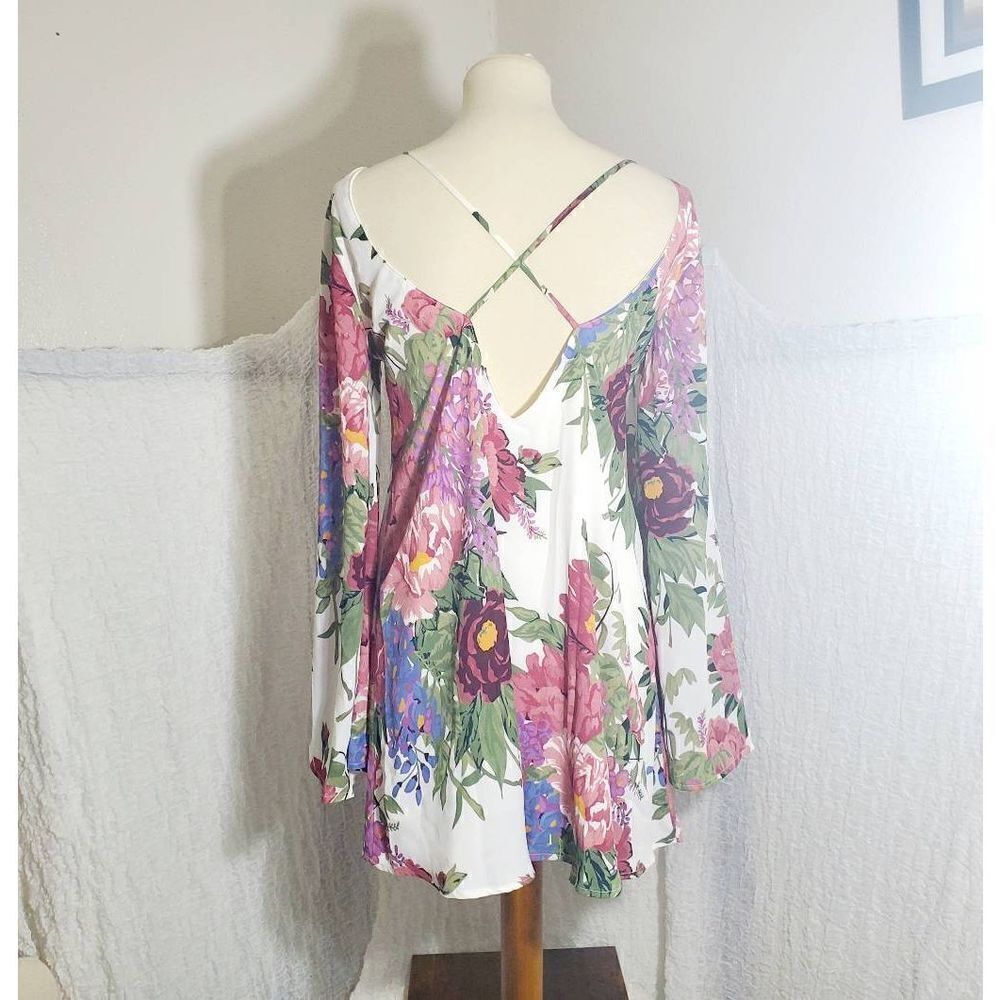 Show Me Your Mumu Duchess Darling Joni Flow Tunic Short Dress Size Small - Picture 5 of 6